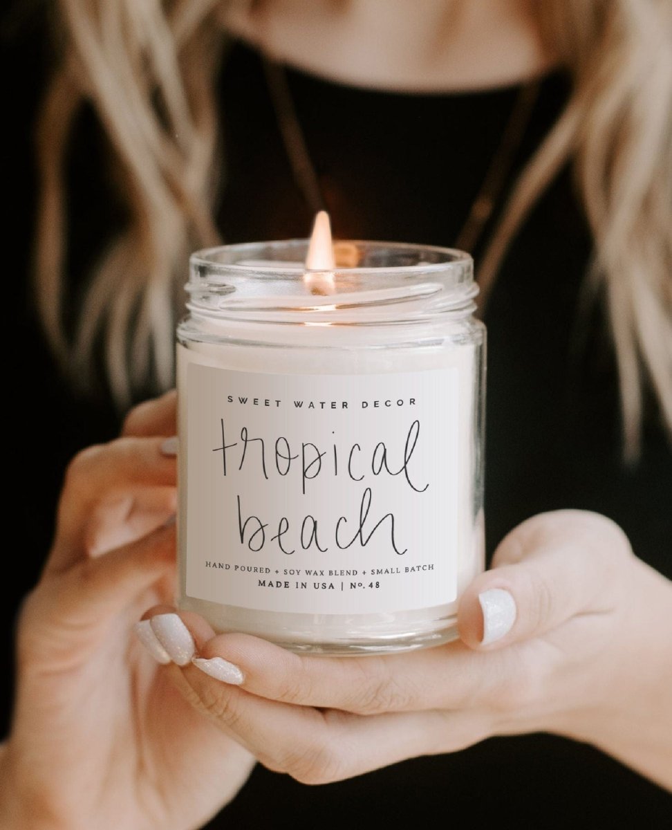 Tropical Beach Candle - miamidrugpossession