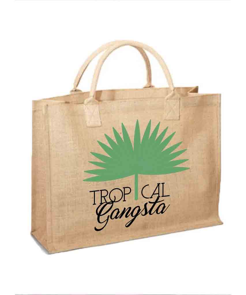 Tropical Gangsta Tote - miamidrugpossession