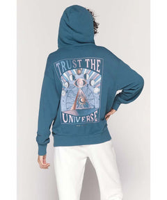 Trust The Universe Zip Hoodie - miamidrugpossession