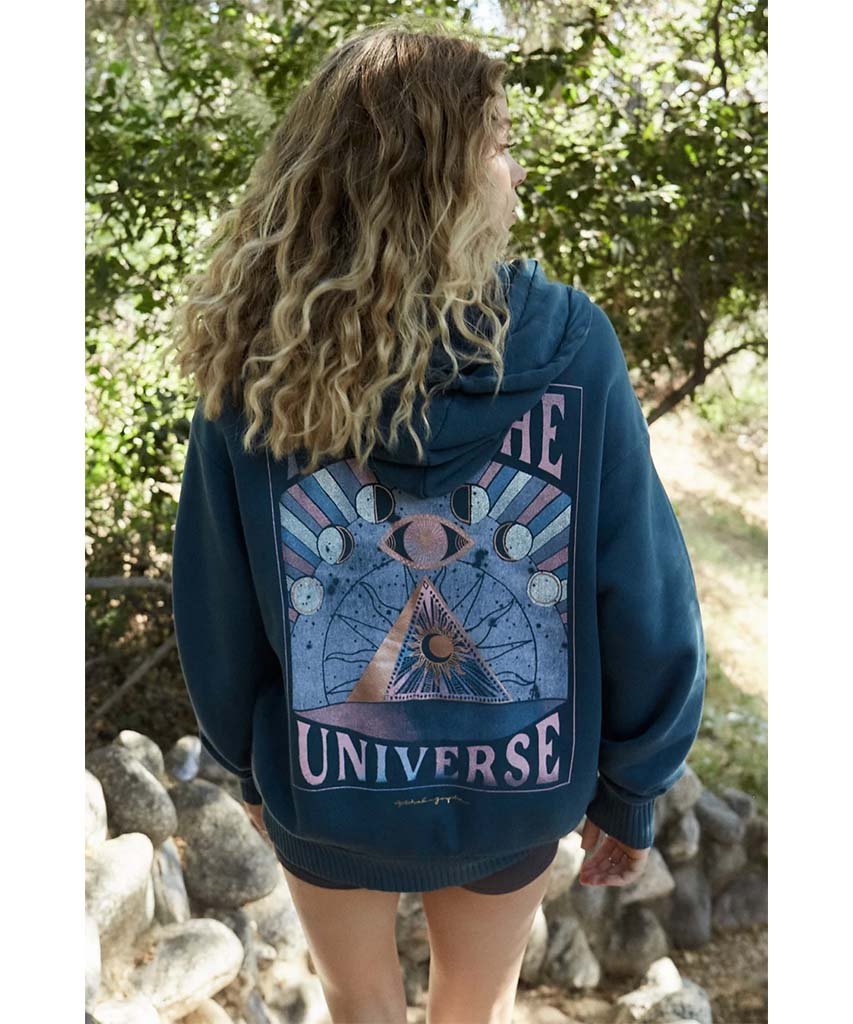 Trust The Universe Zip Hoodie - miamidrugpossession