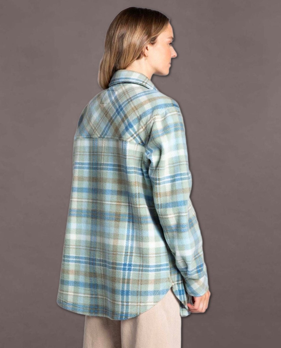 Tullis Jacket Sage Blue Plaid - clearpathherbicide