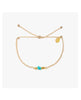 Turquoise Chip Braid Anklet - clearpathherbicide