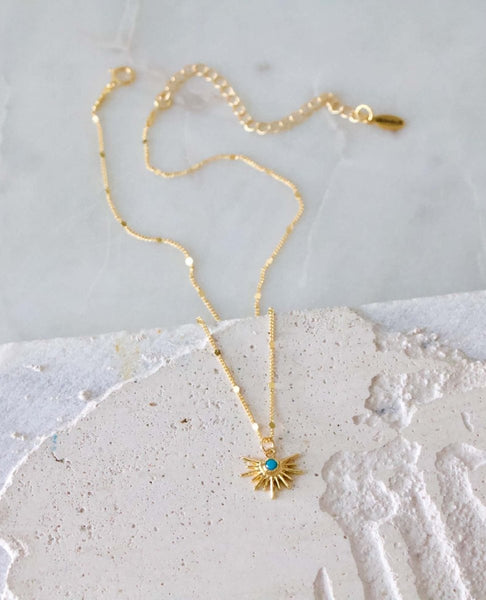 Turquoise Starburst Necklace - clearpathherbicide