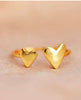 Two Hearts Open Ring Gold - miamidrugpossession