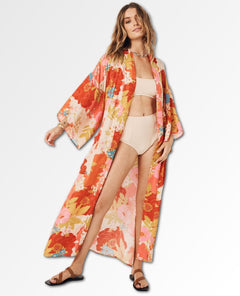 Tyler Maxi Robe Chilli - miamidrugpossession