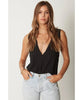 U Neck Crop Top Black - clearpathherbicide