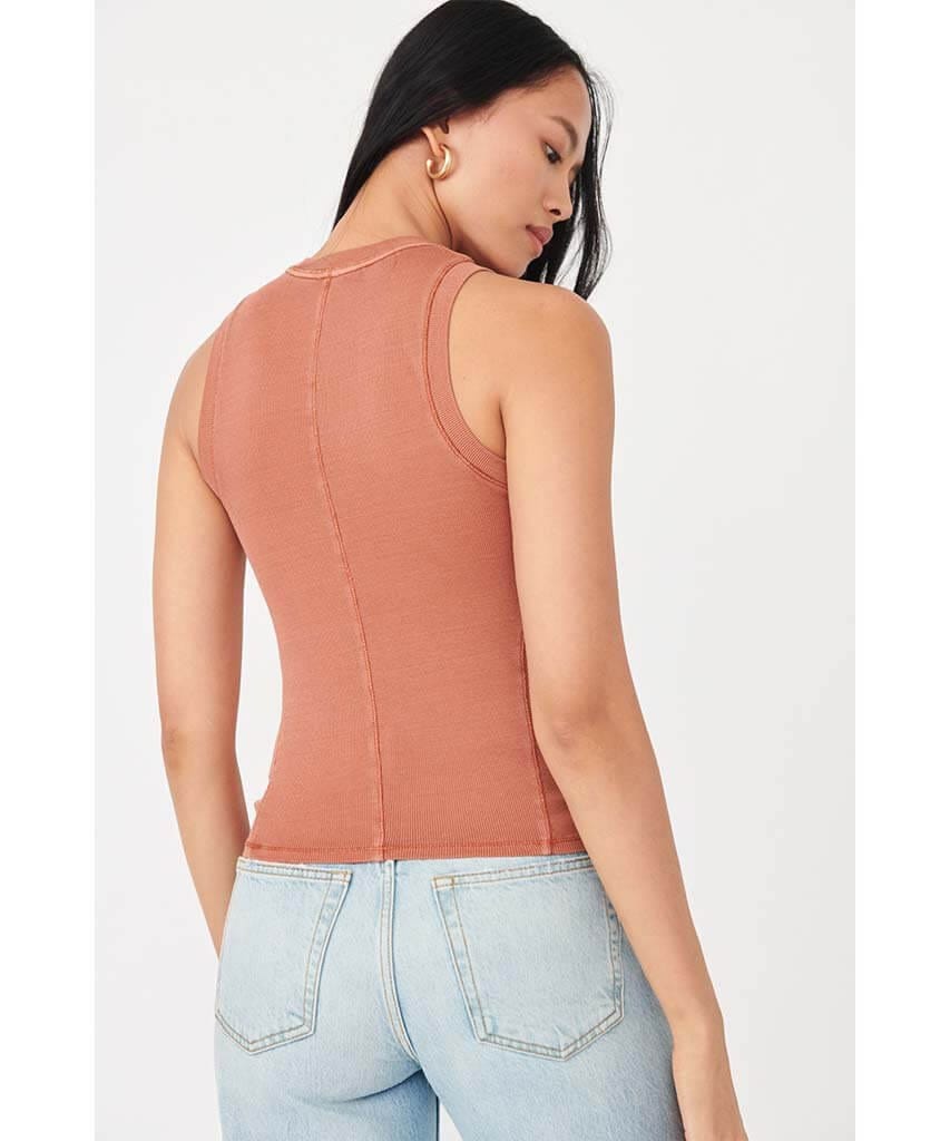 U Neck Tank Spiced Brandy - miamidrugpossession