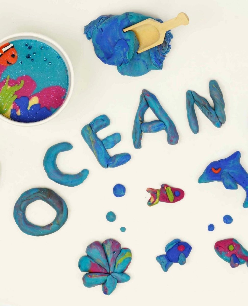 Under The Sea Glitter Kids Dough - miamidrugpossession