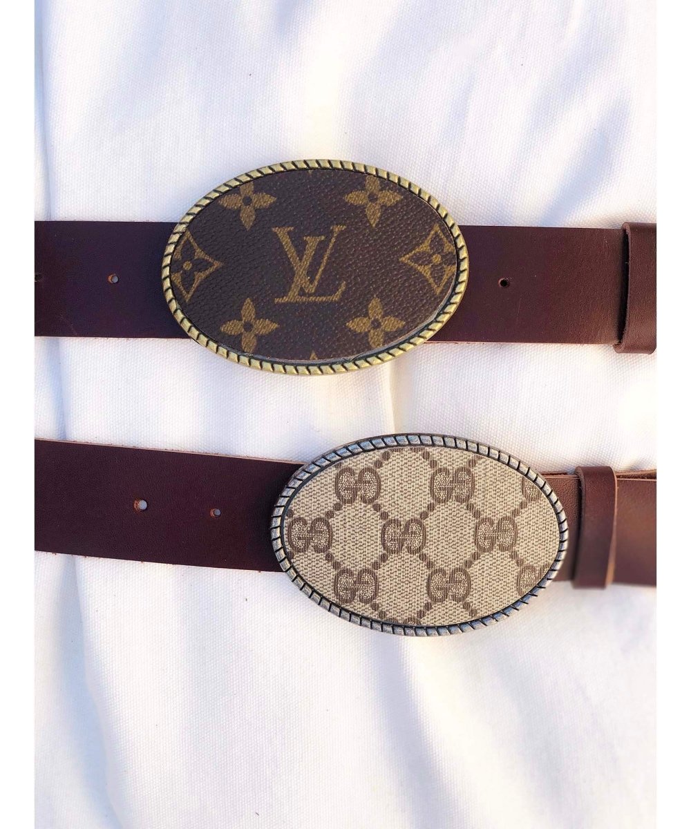 Upcycled GG Monogram Belt Buckle - miamidrugpossession