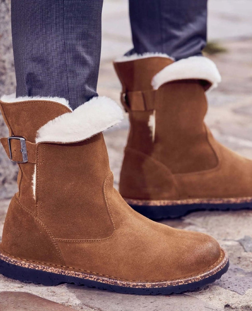 Uppsala Shearling Boot Dark Tea - miamidrugpossession