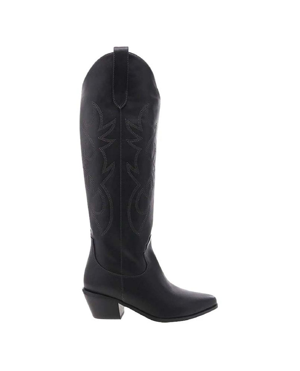 Urson Tall Black Boot - miamidrugpossession