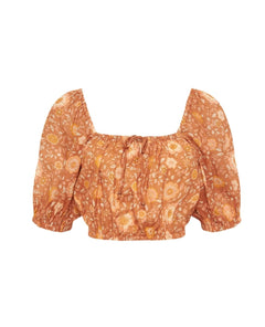 Utopia Cropped Blouse Cinnamon - clearpathherbicide