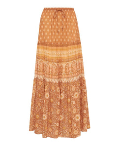 Utopia Maxi Skirt Cinnamon - miamidrugpossession