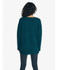 V - Neck Teddy Pullover Jade - clearpathherbicide