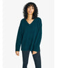 V - Neck Teddy Pullover Jade - miamidrugpossession