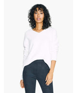 V - Neck Teddy Pullover Opal - miamidrugpossession