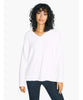 V - Neck Teddy Pullover Opal - clearpathherbicide