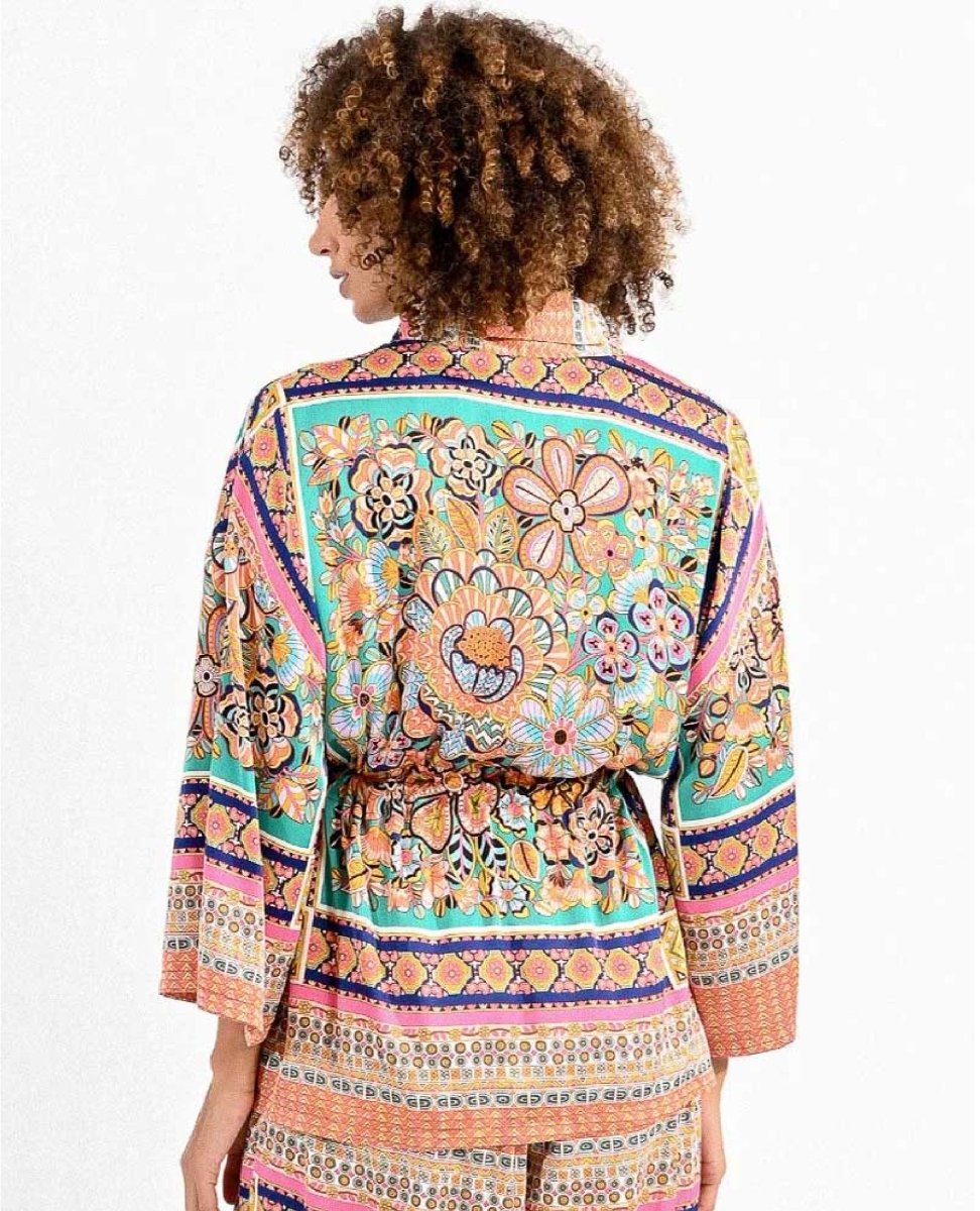 Vacay Tie Bright Kimono - clearpathherbicide