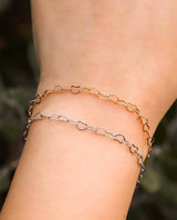 Valentines Heart Chain Bracelet Gold - clearpathherbicide