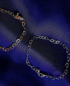 Valentines Heart Chain Bracelet Silver - clearpathherbicide