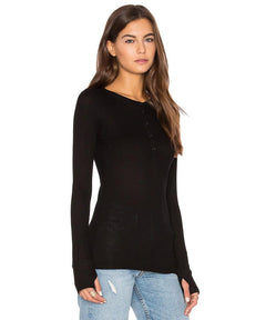 Vance Henley Long Sleeve Black - clearpathherbicide