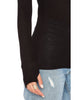 Vance Henley Long Sleeve Black - miamidrugpossession