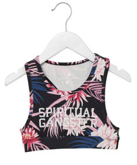 Varsity Girls Hibiscus Bra Top - PINK ARROWS