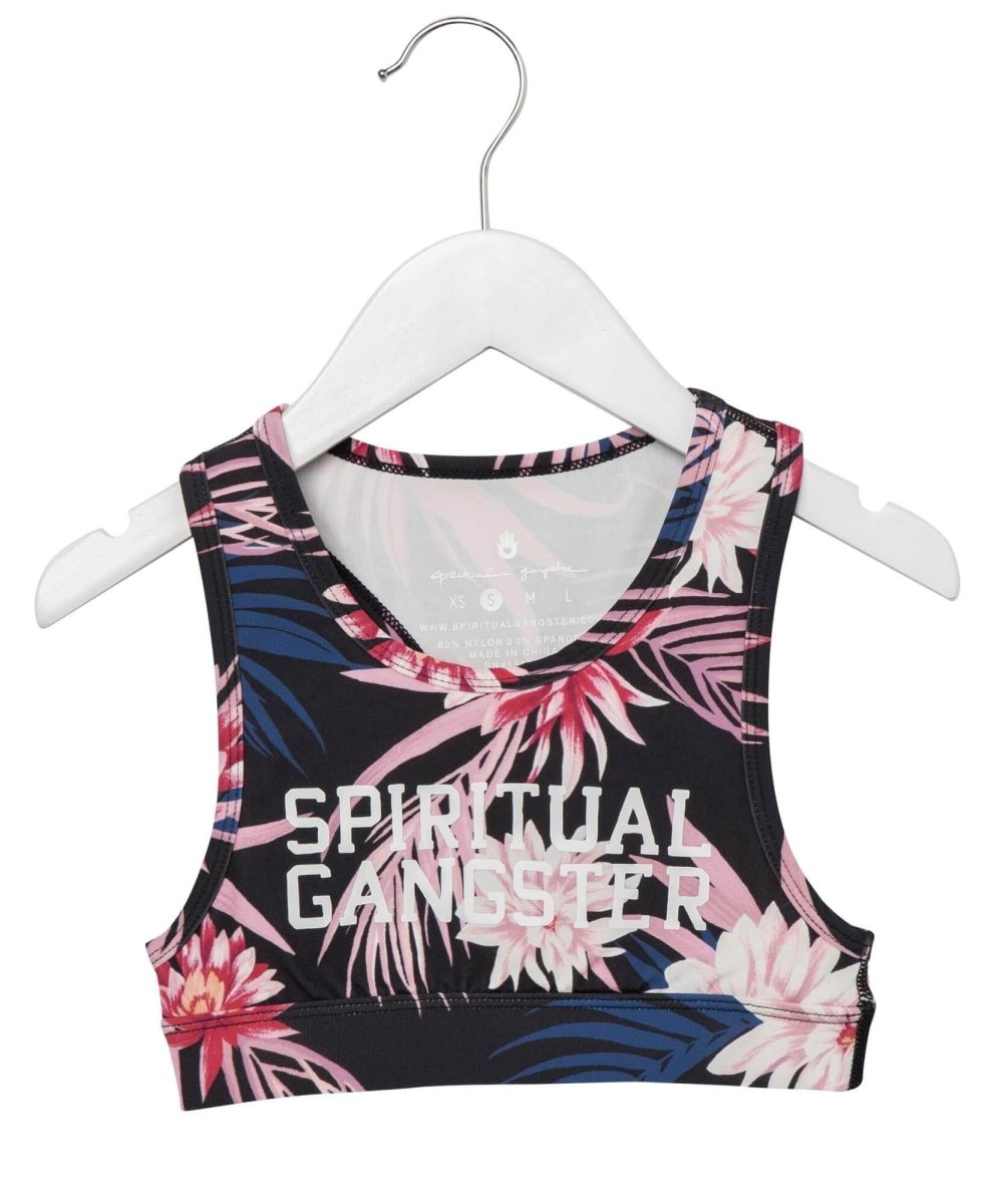 Varsity Girls Hibiscus Bra Top - miamidrugpossession