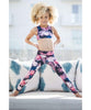 Varsity Girls Hibiscus Leggings - miamidrugpossession