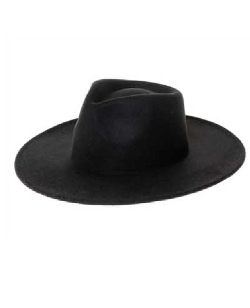 Vegan Felt Rancher Hat Black - clearpathherbicide