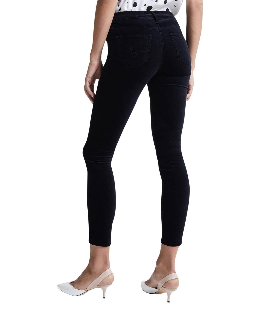 Velvet Legging Ankle, Super Black - miamidrugpossession