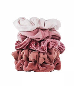 Velvet Scrunchies - Blush and Mauve - clearpathherbicide