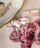 Velvet Scrunchies - Blush and Mauve - miamidrugpossession