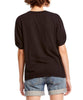 Victoria Knotted Sleeve Tee Black - clearpathherbicide