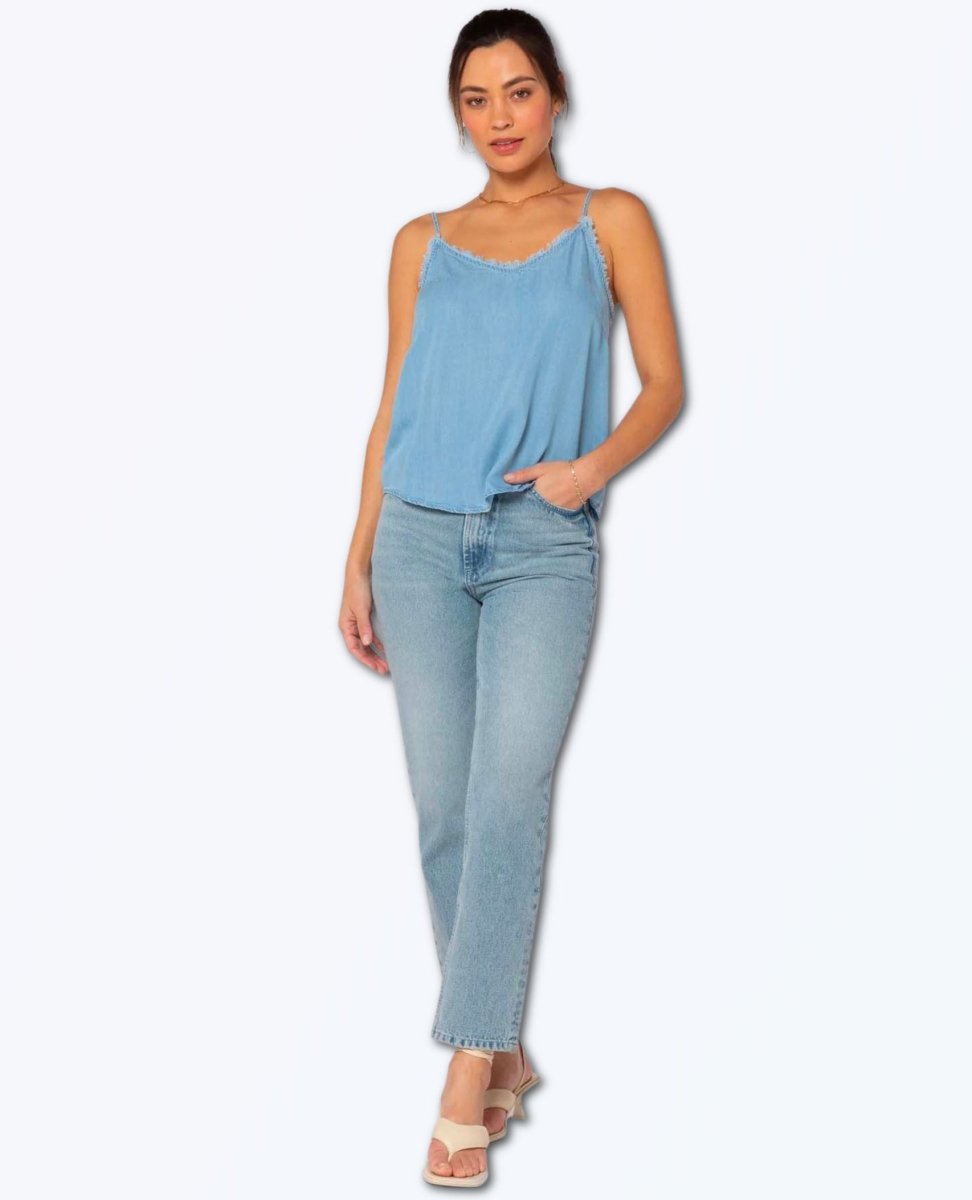 Victory Frayed Cami Chambray - clearpathherbicide