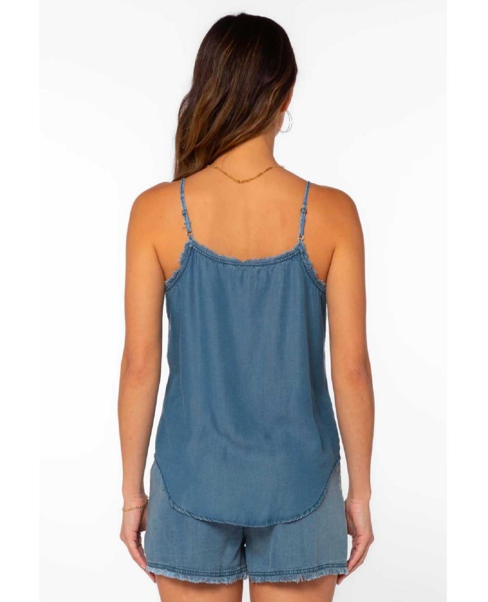 Victory Frayed Cami Malibu - miamidrugpossession