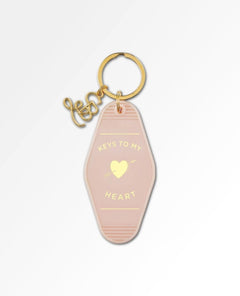 Vintage Motel Key Tag - Heart - miamidrugpossession