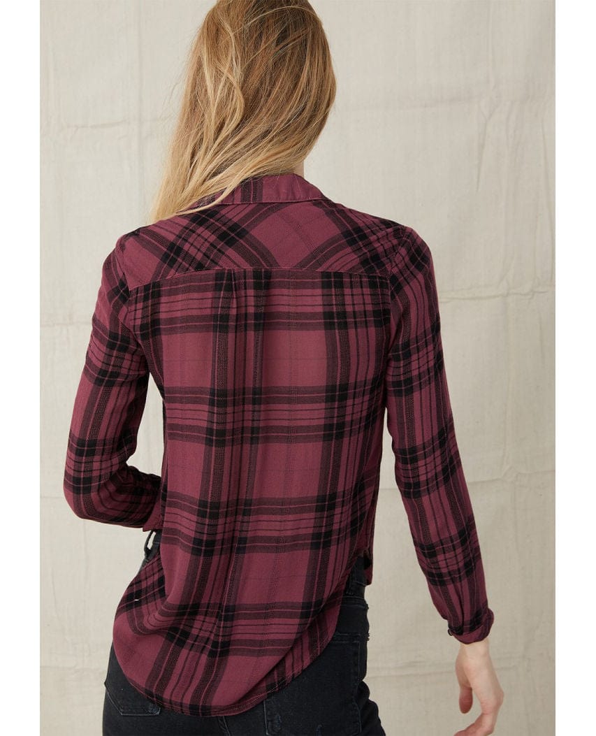 Vintage Red Plaid Hipster Long Sleeve - miamidrugpossession