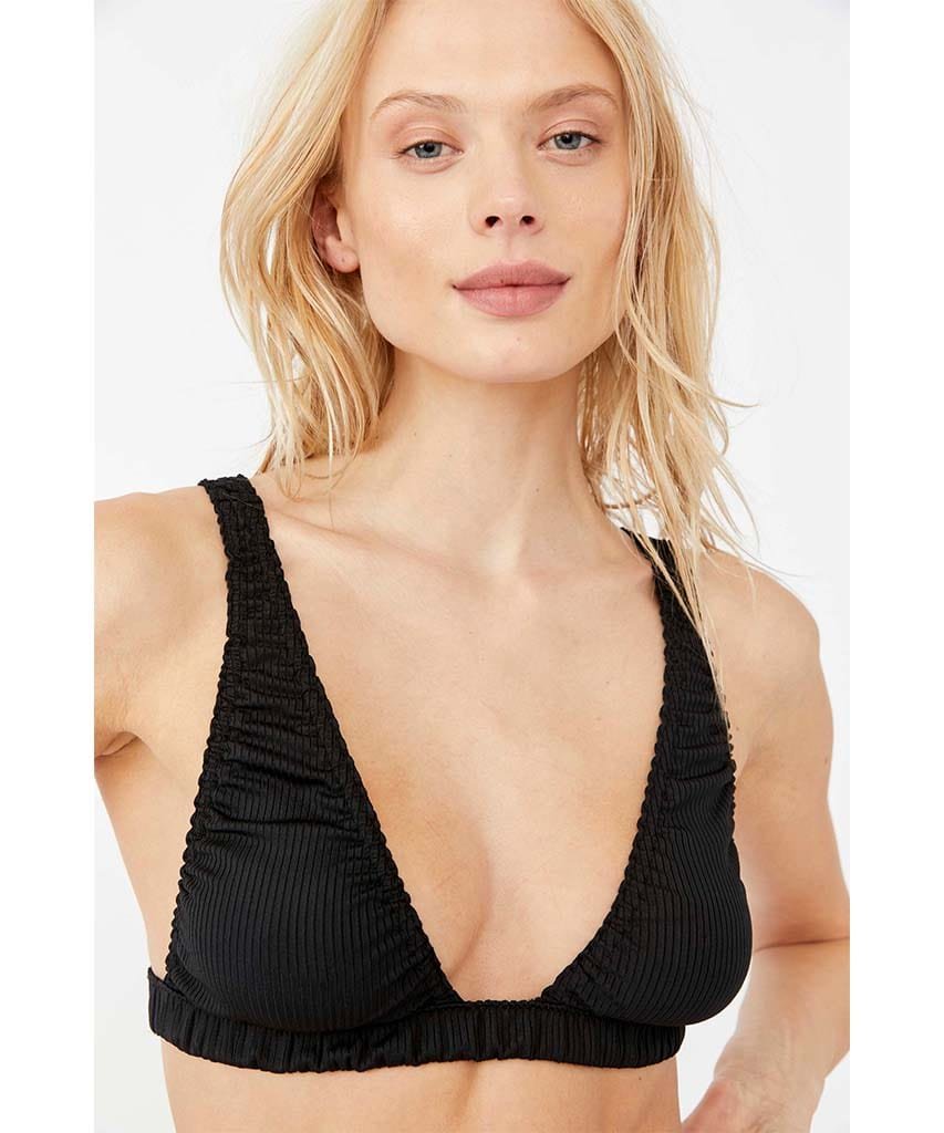 Wait and See Bralette Black - miamidrugpossession