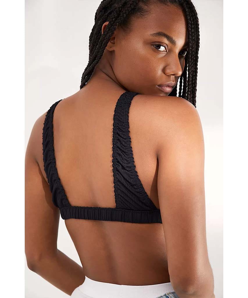 Wait and See Bralette Black - miamidrugpossession