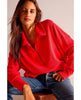 Walk Away Tunic Sweater Red Racer - clearpathherbicide