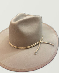 Walker Fedora Taupe - PINK ARROWS