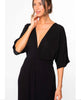 Wandering Knot Front Black Maxi Dress - clearpathherbicide