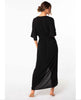 Wandering Knot Front Black Maxi Dress - clearpathherbicide