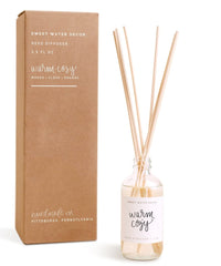 Warm and Cozy Reed Diffuser | Amber or White - PINK ARROWS