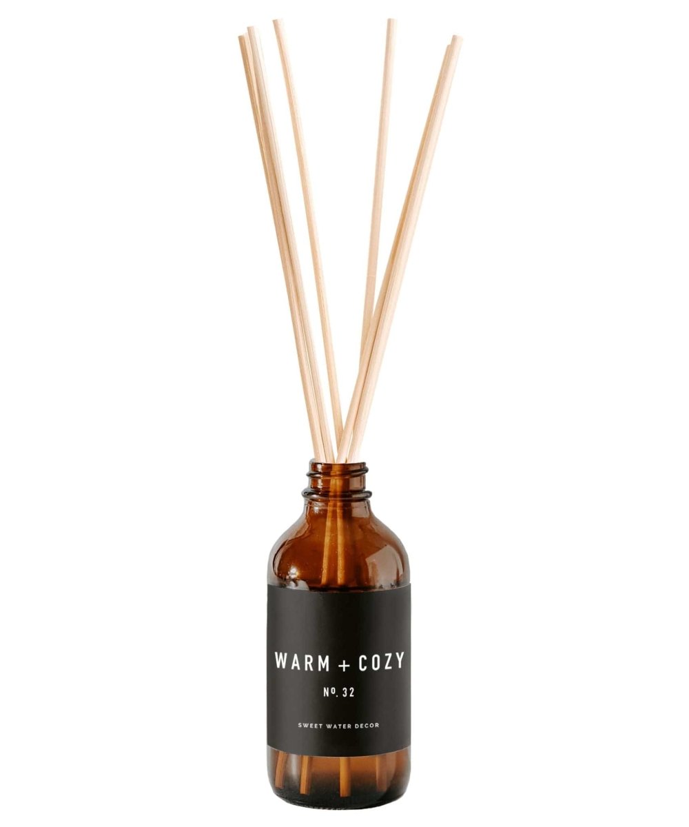 Warm and Cozy Reed Diffuser | Amber or White - clearpathherbicide