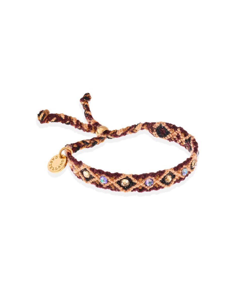 Wayuu Skinny Bracelet Brown - miamidrugpossession