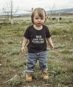 'We Are The Future' Kids Black Tee - miamidrugpossession