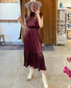 Wednesday Wine Midi Dress - miamidrugpossession