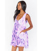 Weekend Mini Dress Purple Tie Dye - clearpathherbicide